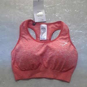- Vital seamless sports-bra-heat red